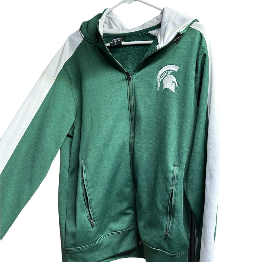 MSU Spartans zip up